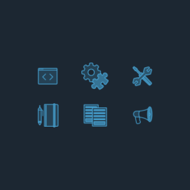Icons for Bitcasa Developer Documentation & Resource Center